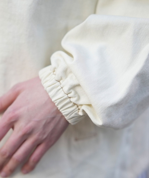 ZIP FIVE(ジップファイブ)の「【ZIP FIVE】スウィングトップオーバーデニムジャケット/Gジャン(デニムジャケット・メンズ・アイボリー/サックスブルー/ブラック・SMALL/MEDIUM/LARGE)」の12枚目の写真