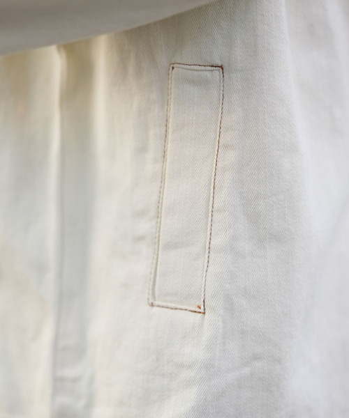 ZIP FIVE(ジップファイブ)の「【ZIP FIVE】スウィングトップオーバーデニムジャケット/Gジャン(デニムジャケット・メンズ・アイボリー/サックスブルー/ブラック・SMALL/MEDIUM/LARGE)」の13枚目の写真