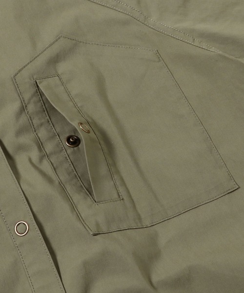 KRIFF MAYER Lady's Collection（クリフメイヤーレディースコレクション）の「5分袖シャツカーディガン（シャツ/ブラウス・レディース・ベージュ/ネイビー/カーキ/ピンク/カラフル・MEDIUM/LARGE）」の14枚目の写真