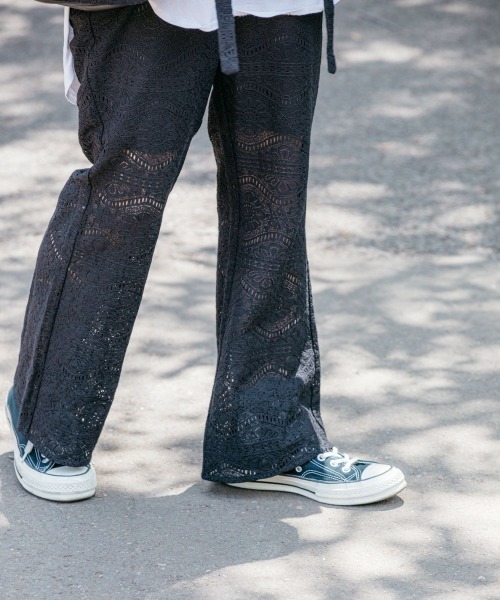 oblekt（オブレクト）の「レースパンツ（その他パンツ・レディース・ブラック・ONESIZE）」の2枚目の写真