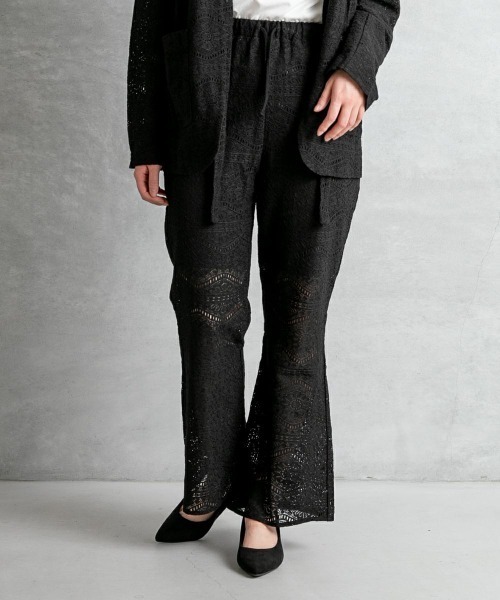 oblekt（オブレクト）の「レースパンツ（その他パンツ・レディース・ブラック・ONESIZE）」の12枚目の写真