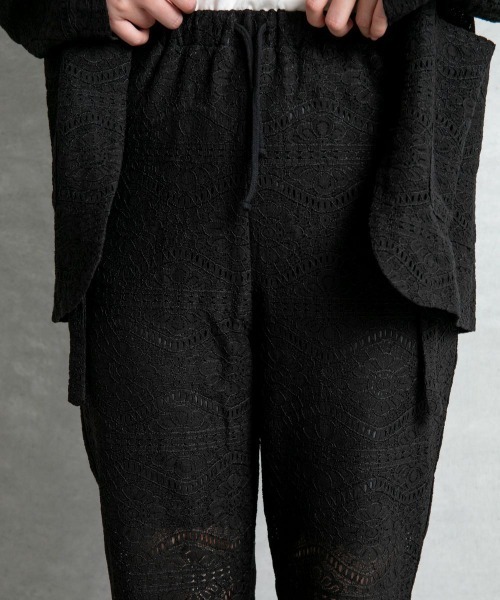 oblekt（オブレクト）の「レースパンツ（その他パンツ・レディース・ブラック・ONESIZE）」の5枚目の写真