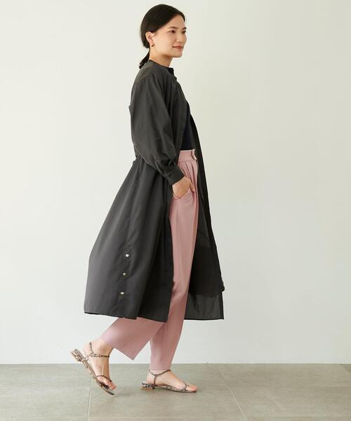 撥水 を購入できます Green Very Green ワンピース ドレス Label Relaxing 撥水 ワンピース ワンピース Green Green ギャザー Label Relaxing グリーンレーベルリラクシング のファッション オールウェザー