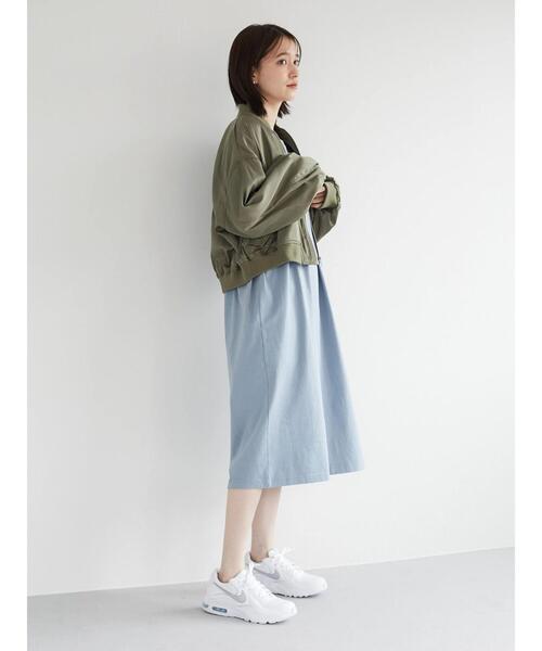 Green Parks(グリーンパークス)の「・ELENCARE DUE ショートMA-1(ブルゾン・レディース・ブラック/カーキ・FREE)」の14枚目の写真