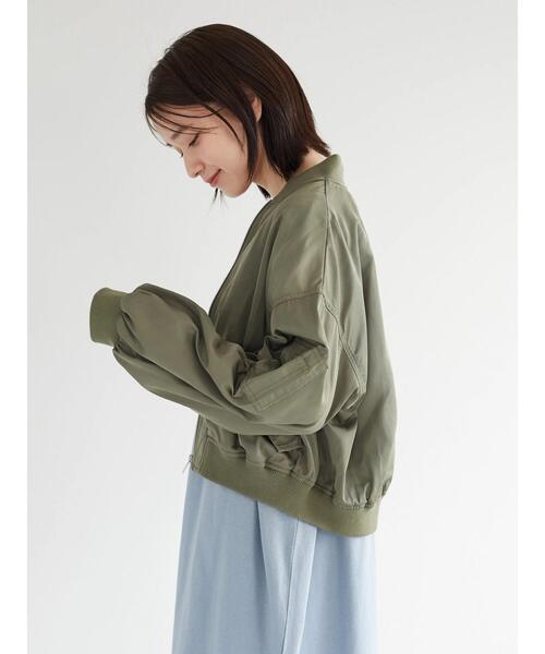 Green Parks(グリーンパークス)の「・ELENCARE DUE ショートMA-1(ブルゾン・レディース・ブラック/カーキ・FREE)」の20枚目の写真