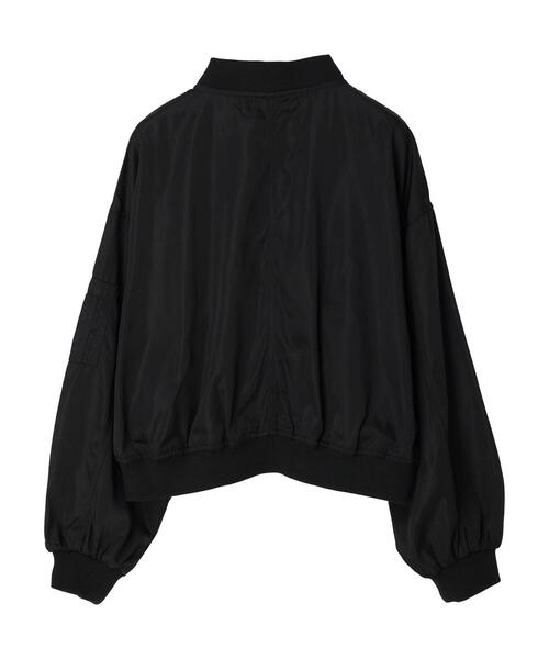 Green Parks(グリーンパークス)の「・ELENCARE DUE ショートMA-1(ブルゾン・レディース・ブラック/カーキ・FREE)」の13枚目の写真