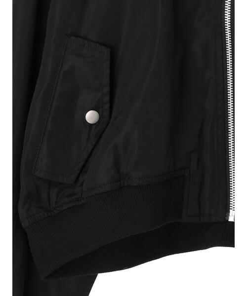 Green Parks(グリーンパークス)の「・ELENCARE DUE ショートMA-1(ブルゾン・レディース・ブラック/カーキ・FREE)」の8枚目の写真