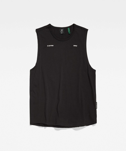 G-STAR（ジースター）の「LASH TANK TOP/タンクトップ/ノースリーブ（タンクトップ・メンズ・ホワイト/ダークブラック・SMALL/MEDIUM/LARGE）」の13枚目の写真
