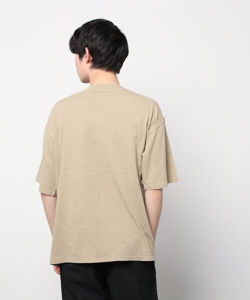 SITRY(シトリー)の「oversize pigment T-shirt/オーバーサイズ ピグメント加工 Tシャツ(Tシャツ/カットソー・メンズ・ホワイト/チャコールグレー/グレー系その他/チャコール/グリーン/ベージュ/ネイビー・M/L)」の14枚目の写真
