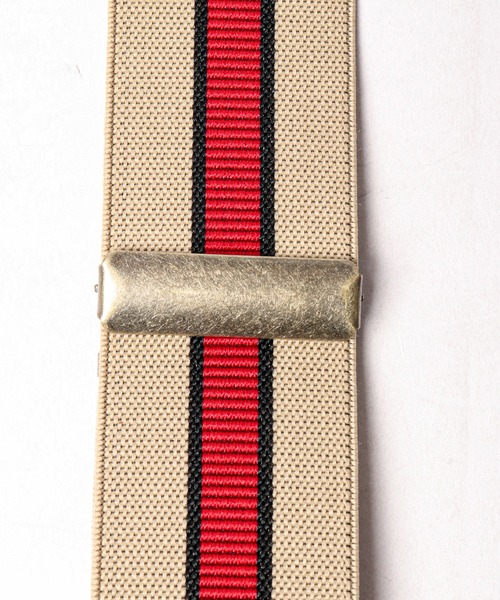 GEVAERT(ゲバルト)の「GEVAERT 35mmY型センターレッドラインサスペンダー(サスペンダー・メンズ・ライトベージュ・FREE)」の3枚目の写真