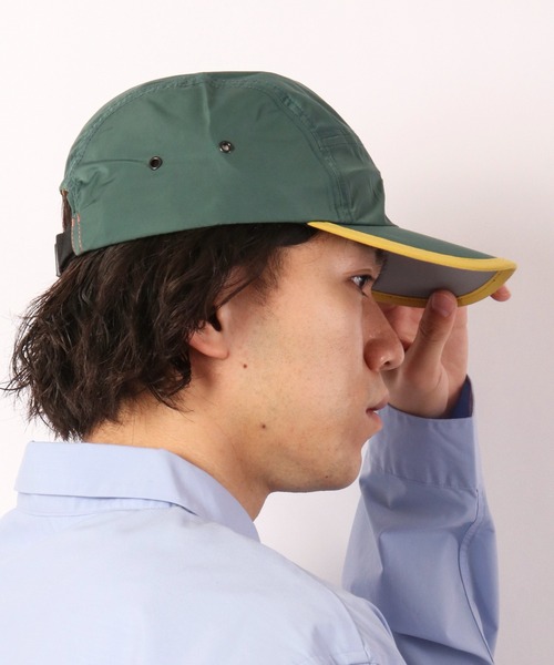 TESTIFY（テスティファイ）の「TESTIFY 折りたたみランニングキャップ/Fold Visor Cap（キャップ・メンズ・ブラック/ベージュ/グリーン・FREE）」の9枚目の写真