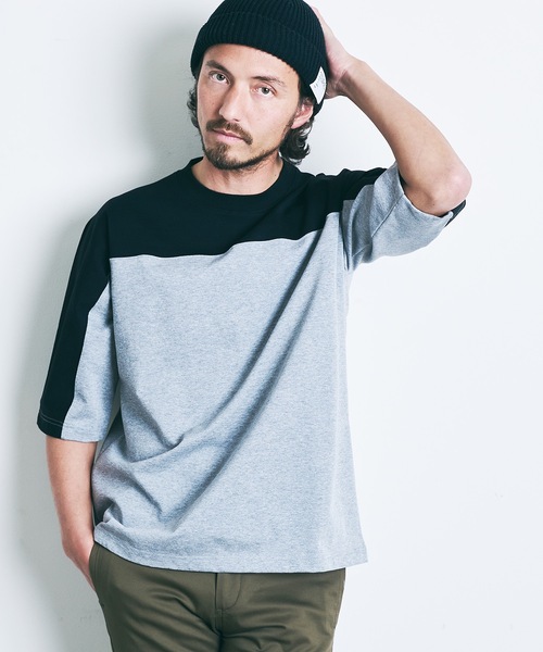 Heavy Bicolor Ctn Tシャツ カットソー Bicolor Football Tee H S ハーフスリーブ バイカラー ヘビーコットン Magine マージン のファッション 22ss Tシャツ カットソー Tシャツ バイカラー フットボール 税込 送料無料