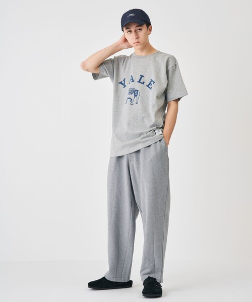 J.PRESS YORK STREET（ジェイプレスヨークストリート）の「【UNISEX】YALE × J.PRESS YORK STREET コラボTシャツ（Tシャツ/カットソー・メンズ・ホワイト系/ライトグレー系/ネイビー系・SMALL/MEDIUM/LARGE）」の5枚目の写真