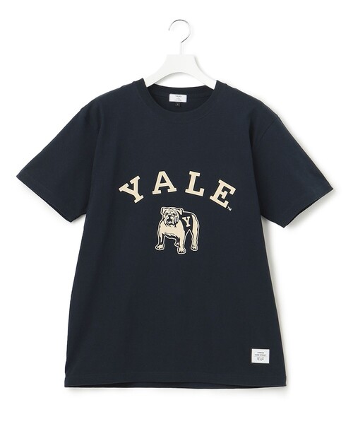 J.PRESS YORK STREET（ジェイプレスヨークストリート）の「【UNISEX】YALE × J.PRESS YORK STREET コラボTシャツ（Tシャツ/カットソー・メンズ・ホワイト系/ライトグレー系/ネイビー系・SMALL/MEDIUM/LARGE）」の9枚目の写真