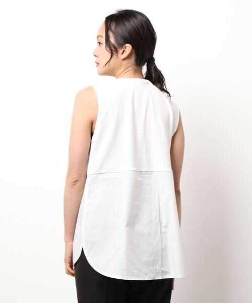 Lugnoncure（ルノンキュール）の「ドッキングインナータンクトップ（Tシャツ/カットソー・レディース・オフホワイト・ﾌﾘ-）」の3枚目の写真