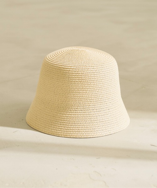 Ambre Neige（アンブルネージュ）の「ベル型バケットハット／【WEB/EC限定商品】（ハット・レディース・ベージュ/アイボリー・FREE）」の10枚目の写真