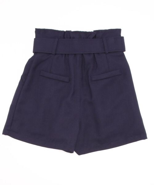 Cheek(チーク)の「【サイズ展開あり】ベルト付きタックショートパンツ(その他パンツ・レディース・ネイビー/カーキ/オレンジ・SMALL/MEDIUM)」の4枚目の写真