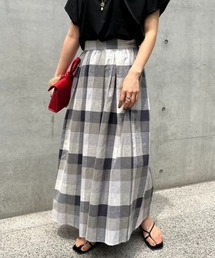 Doux archives | ［ｗｅｂ限定］マルチ’ギンガムチェックカラースカート(スカート)