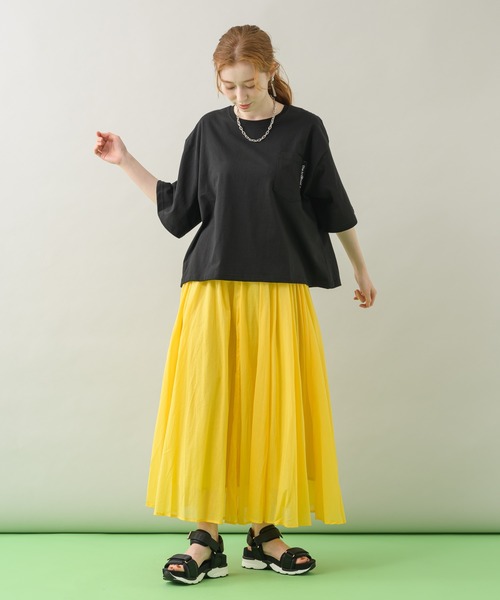 TRANOI(トラノイ)の「TRANOI. タイガーワイドTシャツ(Tシャツ/カットソー・レディース・ブラック/ホワイト・FREE)」の5枚目の写真