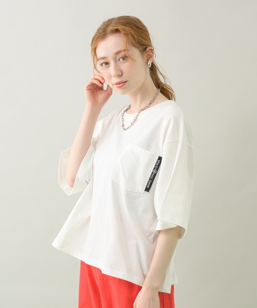 TRANOI(トラノイ)の「TRANOI. タイガーワイドTシャツ(Tシャツ/カットソー・レディース・ブラック/ホワイト・FREE)」の18枚目の写真