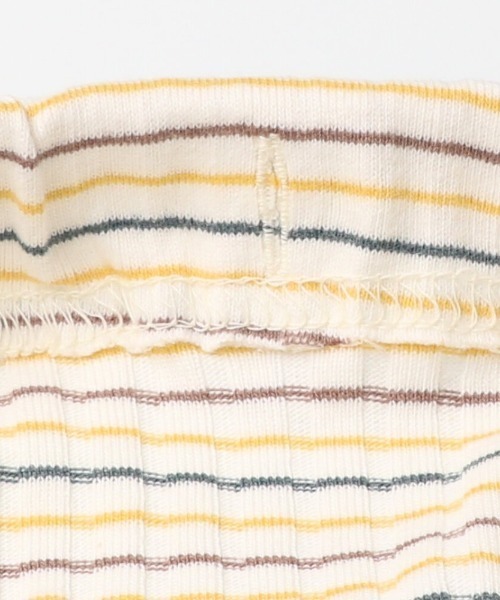 Will Mery（ウイルメリィ）の「マルチボーダーレギンス（その他パンツ・キッズ・オフホワイト・120/95/110/130/80）」の2枚目の写真