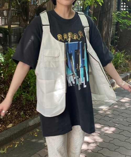 DuKKah(デュカ)の「Dukkah/【低身長向け】フィッシングベスト(ベスト・レディース・カーキ/ホワイト/ブラック・FREE)」の1枚目の写真