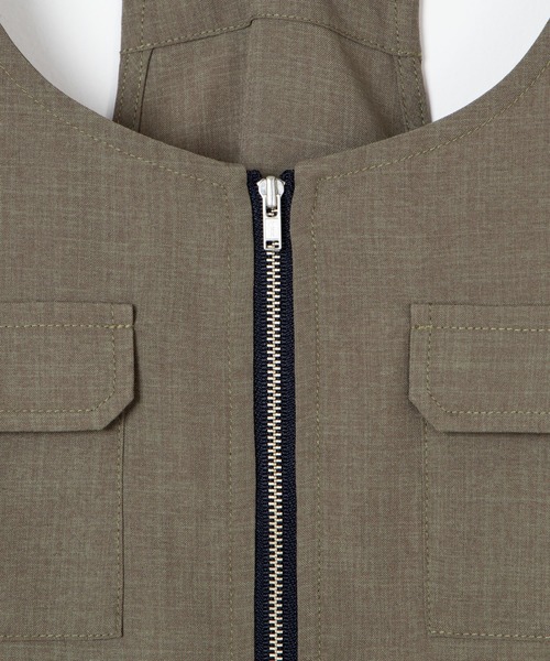 DuKKah(デュカ)の「Dukkah/【低身長向け】フィッシングベスト(ベスト・レディース・カーキ/ホワイト/ブラック・FREE)」の7枚目の写真