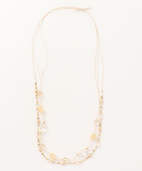 チチカカ（チチカカ）の「2連ボールネックレス（ネックレス・レディース・ホワイト/ブルー・FREE）」の11枚目の写真