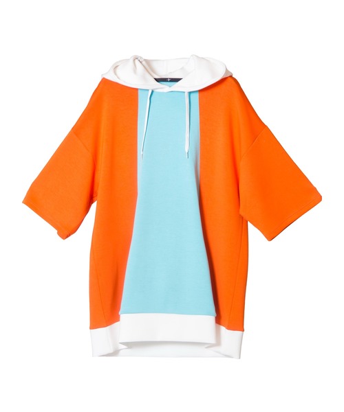 NO ID.（ノーアイディ）の「【NO ID.】Bonding Big Parka / ボンディング ビッグ パーカ（パーカー・メンズ・ブラック/サックスブルー/グリーン/ライトブラウン・ONE SIZE）」の9枚目の写真