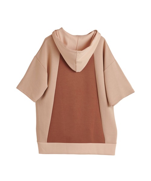 NO ID.（ノーアイディ）の「【NO ID.】Bonding Big Parka / ボンディング ビッグ パーカ（パーカー・メンズ・ブラック/サックスブルー/グリーン/ライトブラウン・ONE SIZE）」の14枚目の写真