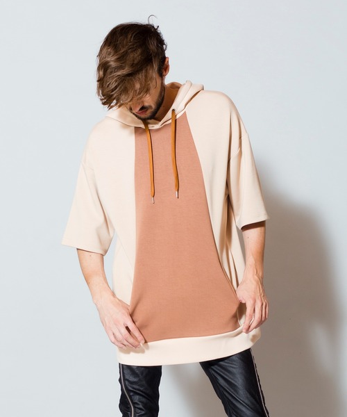 NO ID.（ノーアイディ）の「【NO ID.】Bonding Big Parka / ボンディング ビッグ パーカ（パーカー・メンズ・ブラック/サックスブルー/グリーン/ライトブラウン・ONE SIZE）」の15枚目の写真