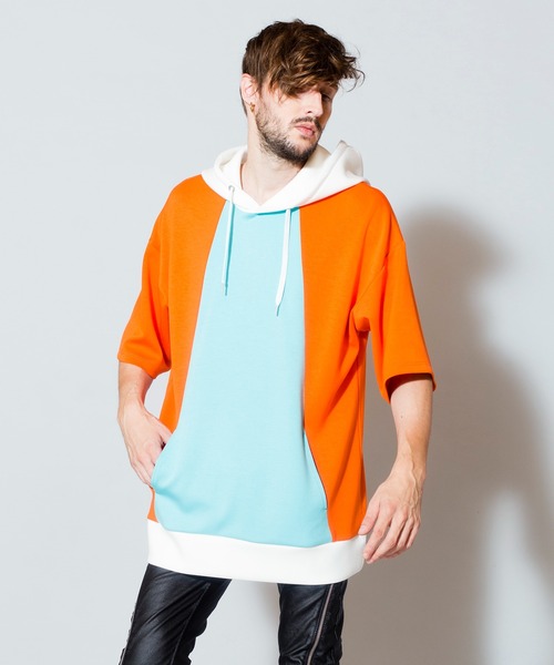 NO ID.（ノーアイディ）の「【NO ID.】Bonding Big Parka / ボンディング ビッグ パーカ（パーカー・メンズ・ブラック/サックスブルー/グリーン/ライトブラウン・ONE SIZE）」の17枚目の写真