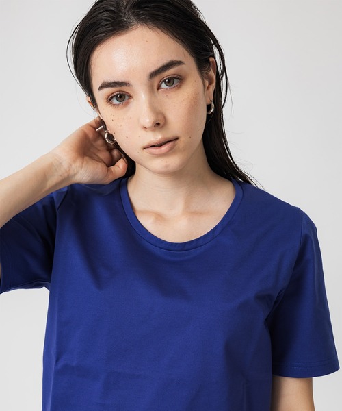 UNITED TOKYO(ユナイテッドトウキョウ)の「UネックTシャツ(Tシャツ/カットソー・レディース・パープル/ブラック/ホワイト・FREE)」の13枚目の写真