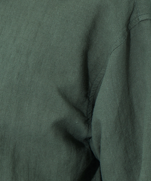 ABAHOUSE GRAY（アバハウスグレイ）の「コットン リネン ビッグシルエット 長袖 シャツ（シャツ/ブラウス・メンズ・モカ/ホワイト/ベージュ/ブルー/グリーン/オレンジ系その他・50/46/48）」の11枚目の写真