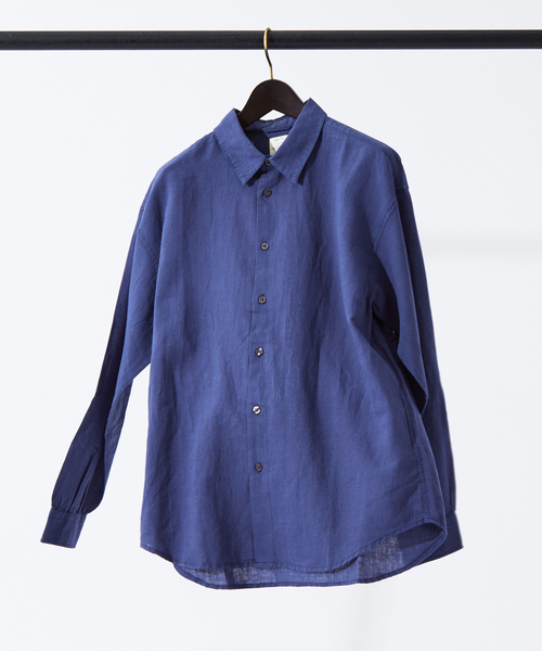 ABAHOUSE GRAY（アバハウスグレイ）の「コットン リネン ビッグシルエット 長袖 シャツ（シャツ/ブラウス・メンズ・モカ/ホワイト/ベージュ/ブルー/グリーン/オレンジ系その他・50/46/48）」の21枚目の写真