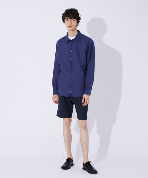 ABAHOUSE GRAY（アバハウスグレイ）の「コットン リネン ビッグシルエット 長袖 シャツ（シャツ/ブラウス・メンズ・モカ/ホワイト/ベージュ/ブルー/グリーン/オレンジ系その他・50/46/48）」の22枚目の写真