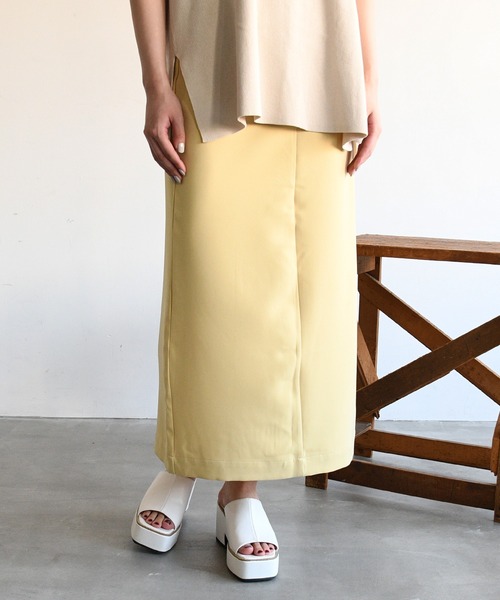 sango（sango）の「ハイウェストタイトスカート（スカート・レディース・ブラック/イエロー/グリーン・FREE）」の3枚目の写真