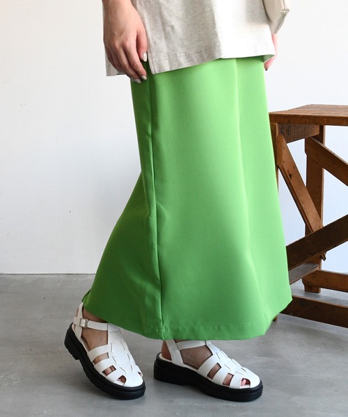 sango（sango）の「ハイウェストタイトスカート（スカート・レディース・ブラック/イエロー/グリーン・FREE）」の2枚目の写真