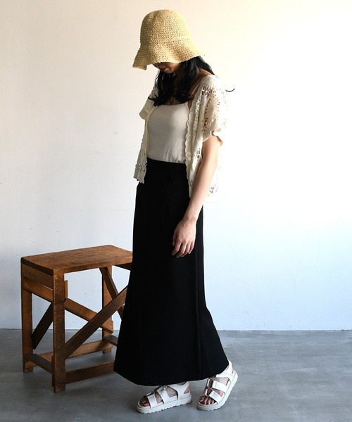 sango（sango）の「ハイウェストタイトスカート（スカート・レディース・ブラック/イエロー/グリーン・FREE）」の6枚目の写真