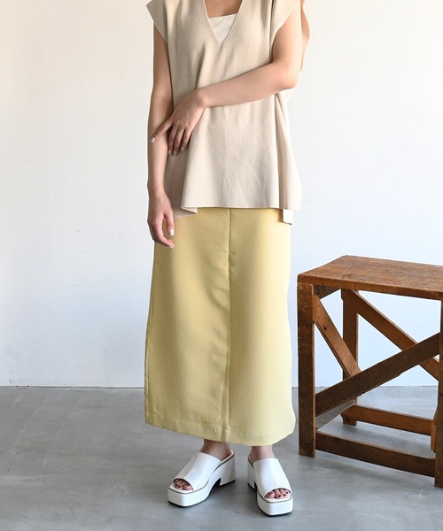 sango（sango）の「ハイウェストタイトスカート（スカート・レディース・ブラック/イエロー/グリーン・FREE）」の17枚目の写真