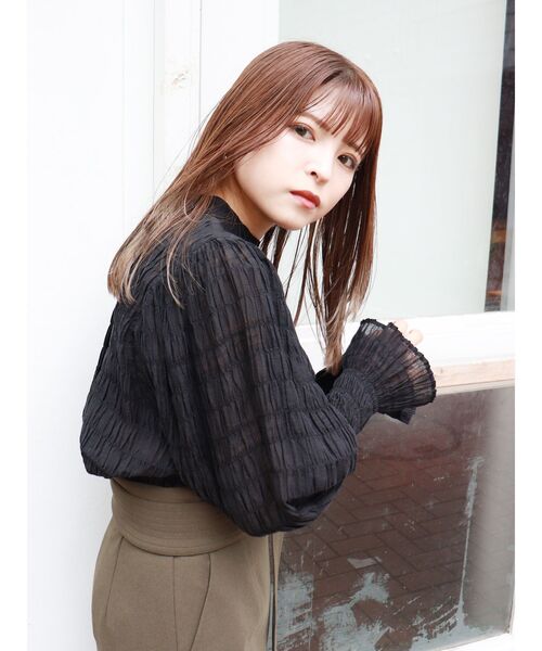 MURUA（ムルーア）の「ワッシャーボリュームブラウス（シャツ/ブラウス・レディース・ブラック/マスタード/アイボリー・FREE）」の6枚目の写真