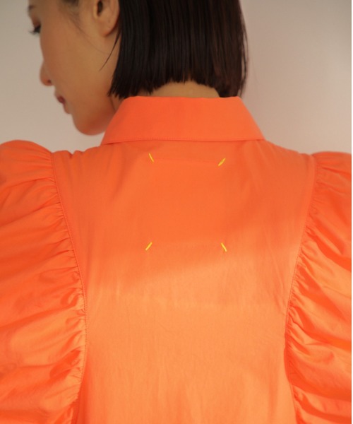 mici(ミチ)の「(mici)ボリュームスリーブワンピース(ワンピース・レディース・ネイビー/オレンジ・ONE SIZE)」の15枚目の写真