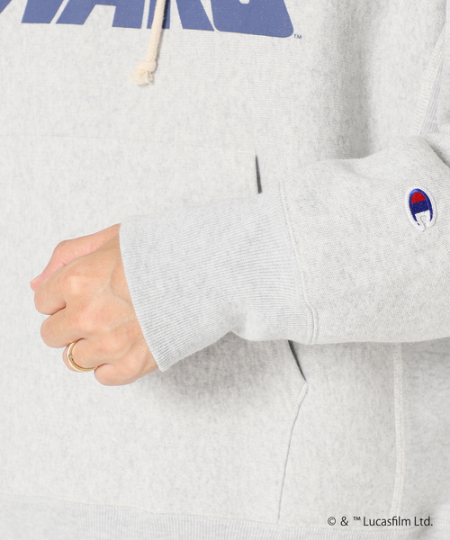 Champion（チャンピオン）の「【STARWARS】CHAMPION 別注リバースウィーブ スウェットパーカー（パーカー・メンズ・チャコールグレー/アイボリー・MEDIUM/LARGE/X-LARGE/XX-LARGE）」の15枚目の写真