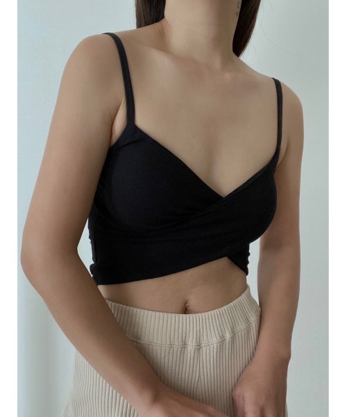 AMAIL（アマイル）の「Cross cami（キャミソール・レディース・ブラック/ベージュ/ホワイト・FREE）」の15枚目の写真