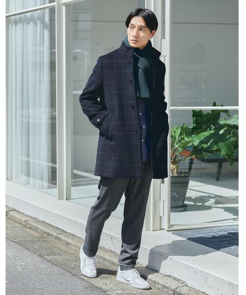 green label relaxing(グリーンレーベルリラクシング)の「ウォッシャブル フラノヘリンボーン ナロー ユーティリティーパンツ -手洗い・ストレッチ-(その他パンツ・メンズ・ネイビー/グレー/ダークグレー/モカ・S/M/L/XL)」の16枚目の写真