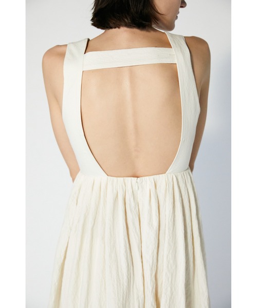 ENFOLD(エンフォルド)の「Crumple Cotton フリルパンツ×ドレス(ワンピース・レディース・アイボリー/ブラック・38/36)」の14枚目の写真