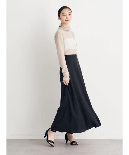 earth music&ecology（アースミュージックアンドエコロジー）の「シアーハイネックプルオーバー（その他トップス・レディース・ベージュ/サックスブルー/グリーン系その他3/オレンジ・M/S）」の11枚目の写真