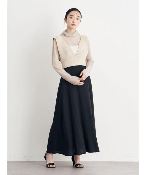 earth music&ecology（アースミュージックアンドエコロジー）の「シアーハイネックプルオーバー（その他トップス・レディース・ベージュ/サックスブルー/グリーン系その他3/オレンジ・M/S）」の12枚目の写真