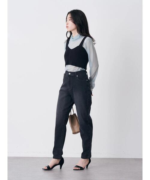 earth music&ecology（アースミュージックアンドエコロジー）の「シアーハイネックプルオーバー（その他トップス・レディース・ベージュ/サックスブルー/グリーン系その他3/オレンジ・M/S）」の22枚目の写真