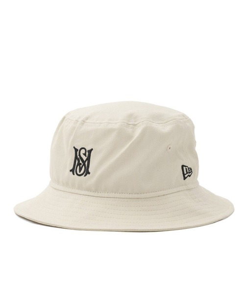 NEW ERA(ニューエラ)の「NEW ERA x MFC STORE MS LOGO BUCKET HAT(ハット・メンズ・ブラック/アイボリー/ブラウン系・M/L/L/XL)」の2枚目の写真